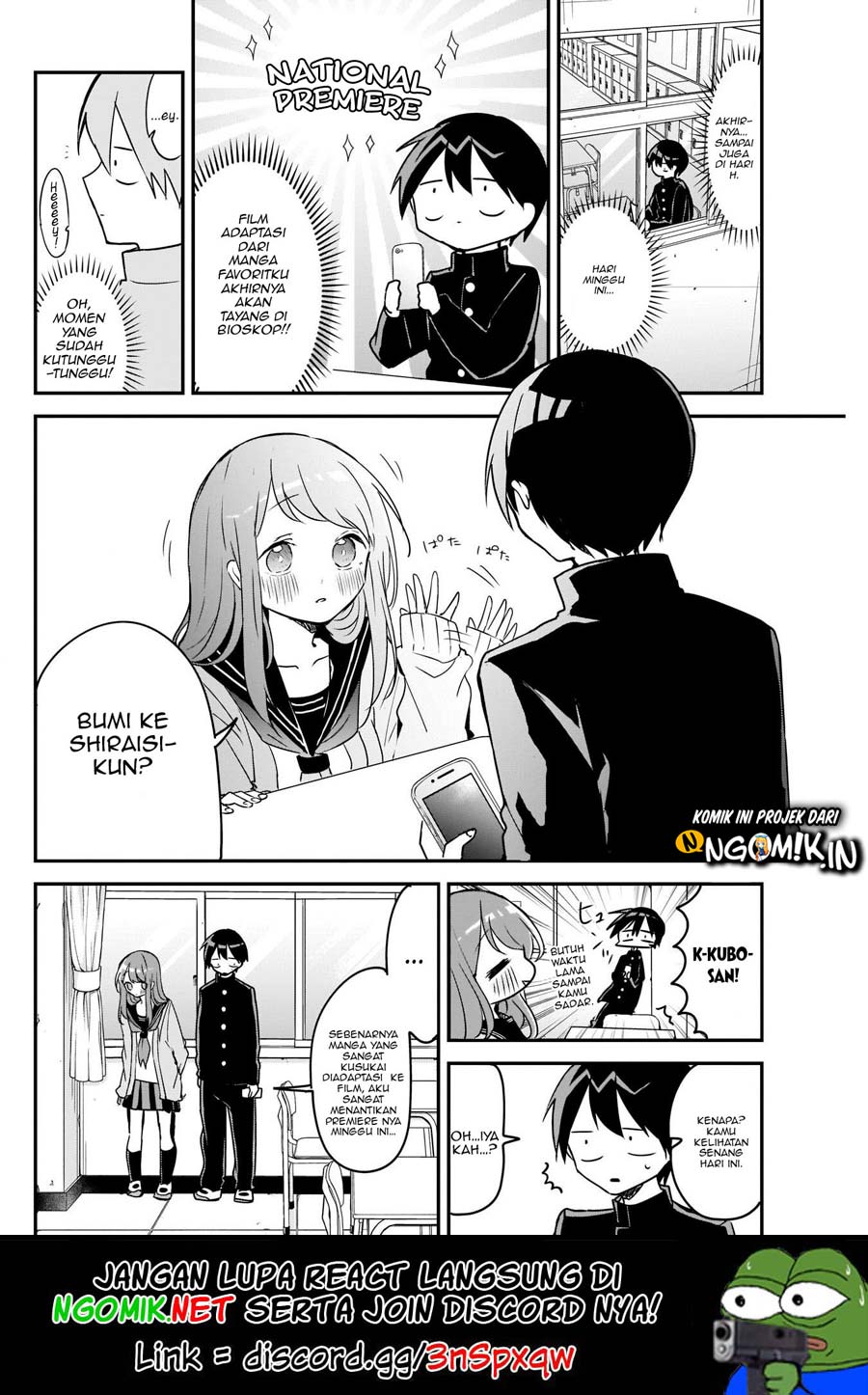 Kubo-san wa Boku (Mobu) wo Yurusanai Chapter 40 Gambar 3